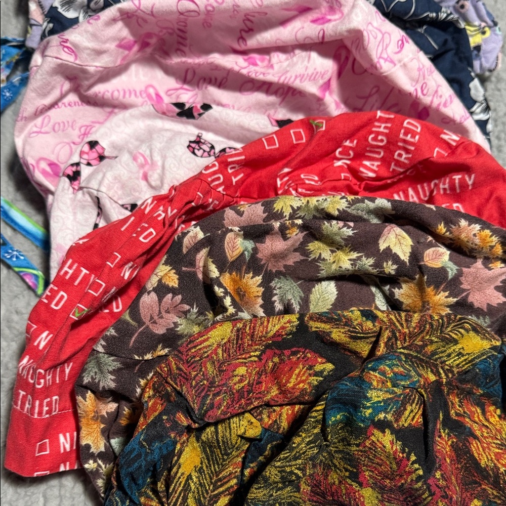 Colorful Patterned Scrub Caps - Picture 4 of 4